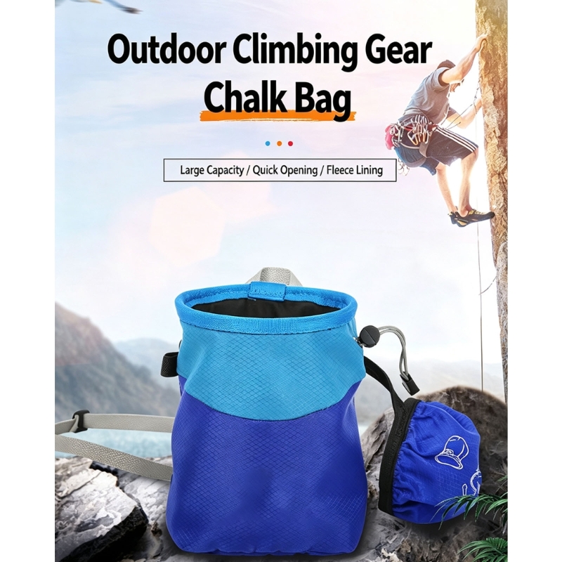 Chalk Bag Bouldering - Borsa per magnesite con impugnatura per