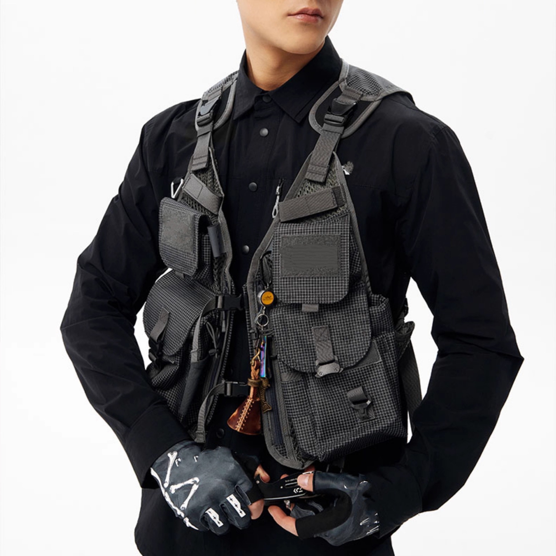 Outdoor Adventure Vest - Gilet Tattico da Pesca per Uomo