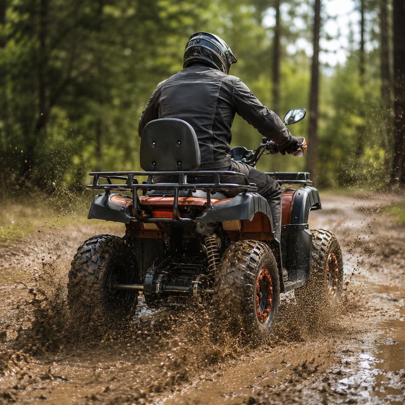 Outdoor Adventure Quad Biking - Quad ATV Personalizzato per Adulti, Veicolo