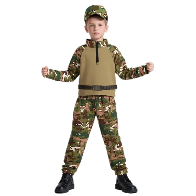 Outdoor Adventure For Kids - Bambini Adulti Camouflage Rana Outfit Costume