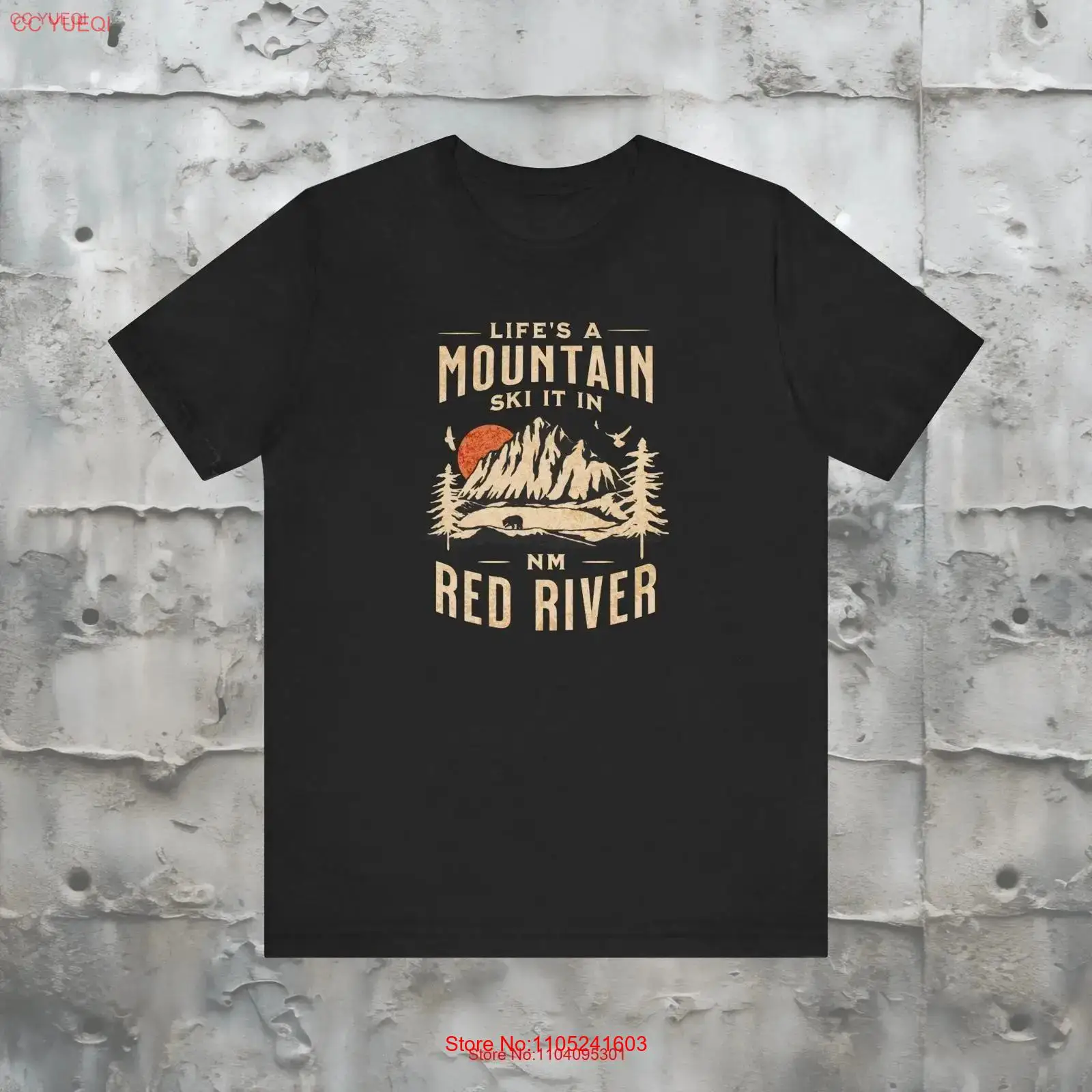 Outdoor Adventure Resorts - Maglietta da Sci Montano Red River