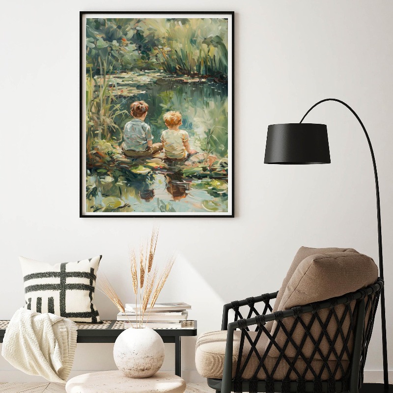 Poster artistico vintage per l - Outdoor Adventure For Kids recensione e prezzo