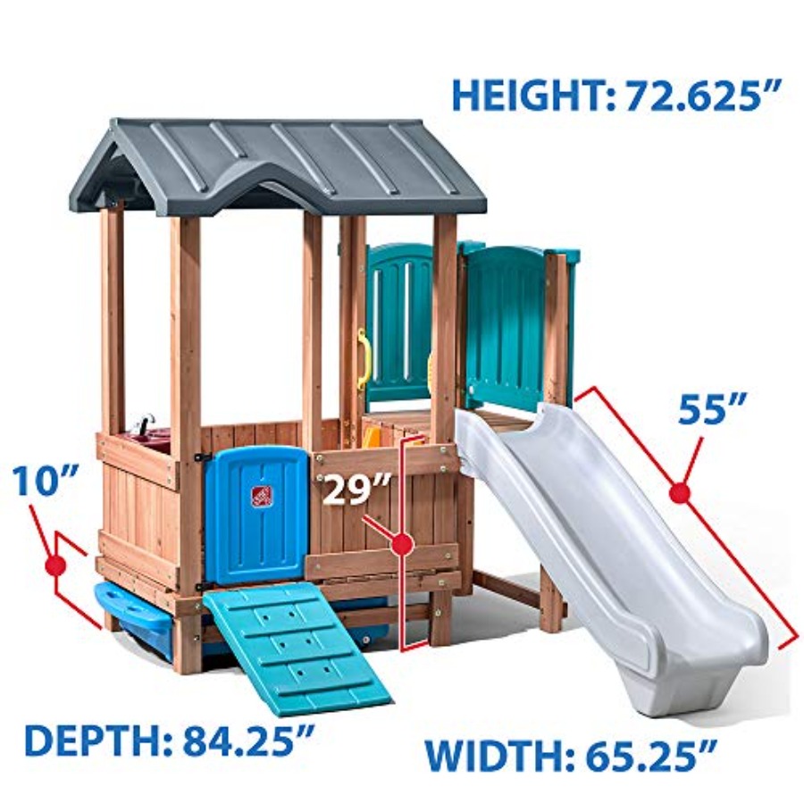Casetta e scivolo Woodland Adv - Outdoor Adventure For Kids recensione e prezzo