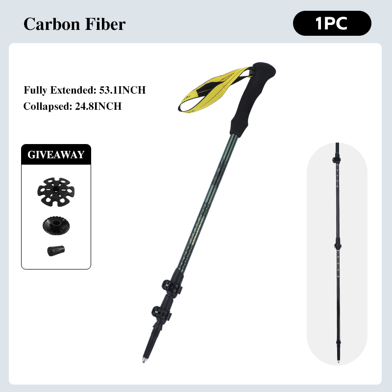 Bastone da Trekking in Fibra d - Trekking Pole Carbon recensione e prezzo