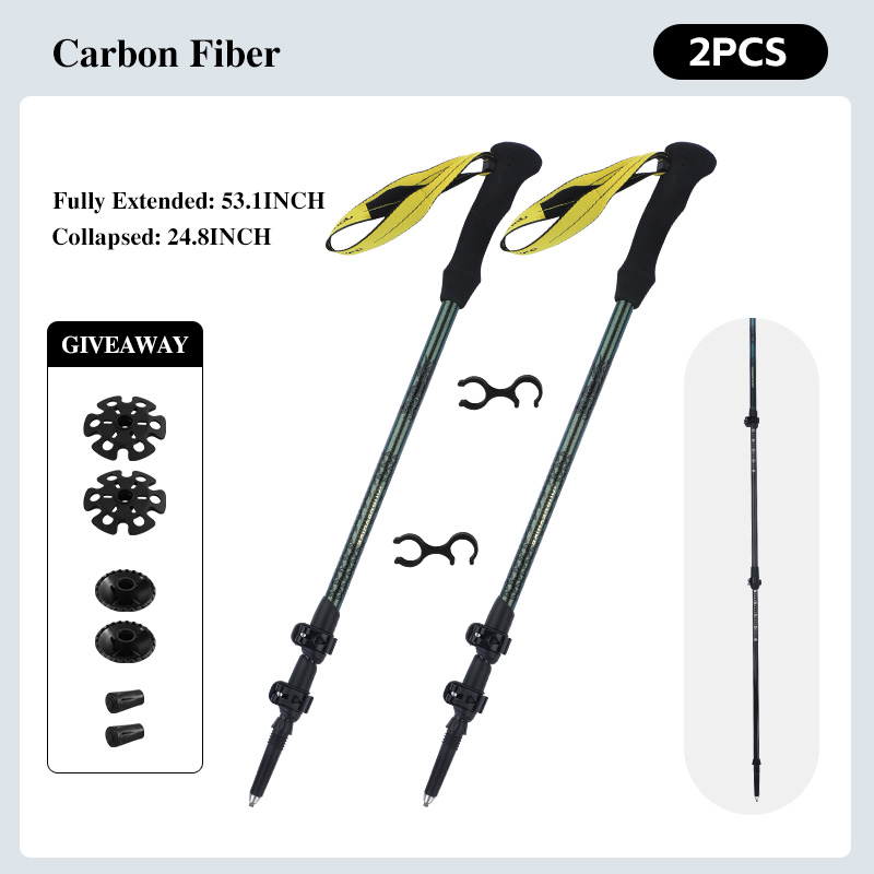 Bastone da Trekking in Fibra d - Trekking Pole Carbon recensione e prezzo